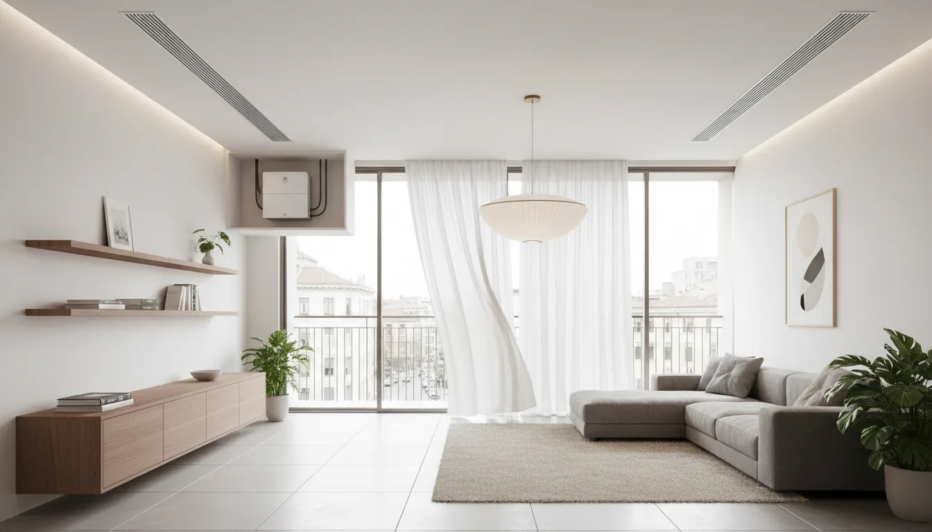 Ventilazione meccanica controllata per ricambio d’aria e comfort